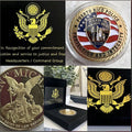 Puerto Rico Police challenge coin Protection and Integrity USA