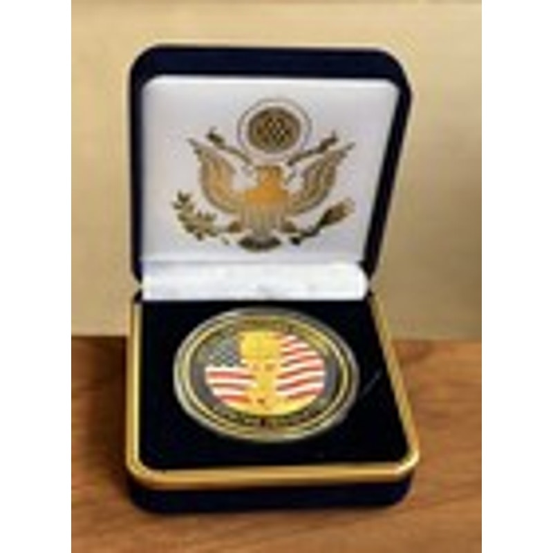 Department of Energy (DOE) Challenge Coin With Blue Velvet Case. Fast Shipping!