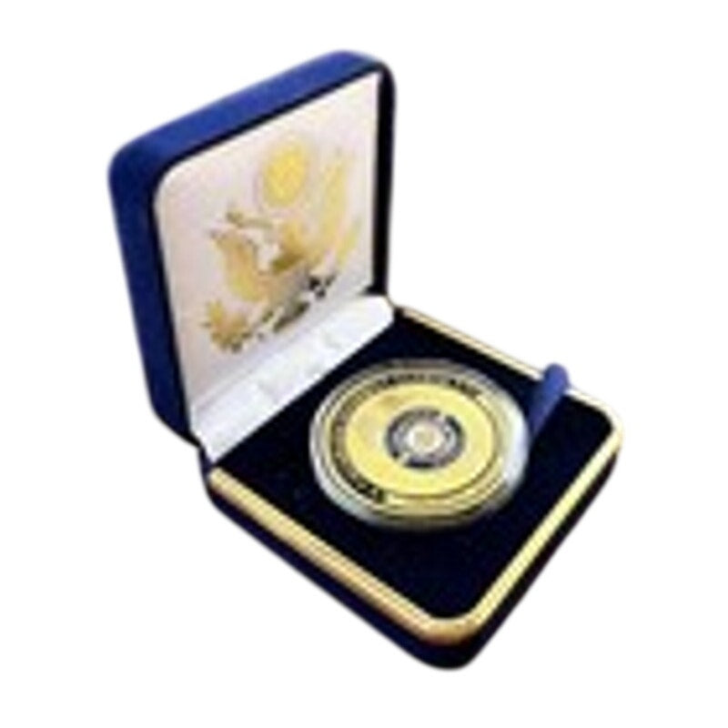 Department of Energy (DOE) Challenge Coin With Blue Velvet Case. Fast Shipping!