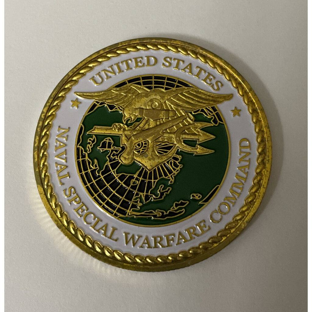 US Naval Special Warfare Command Navy Seals Sea Air Land Navy w/Retirement Award