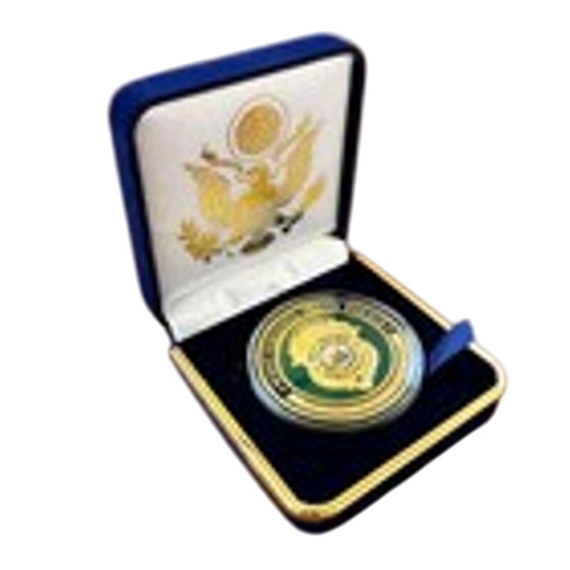 Department of Energy (DOE) Challenge Coin With Blue Velvet Case. Fast Shipping!