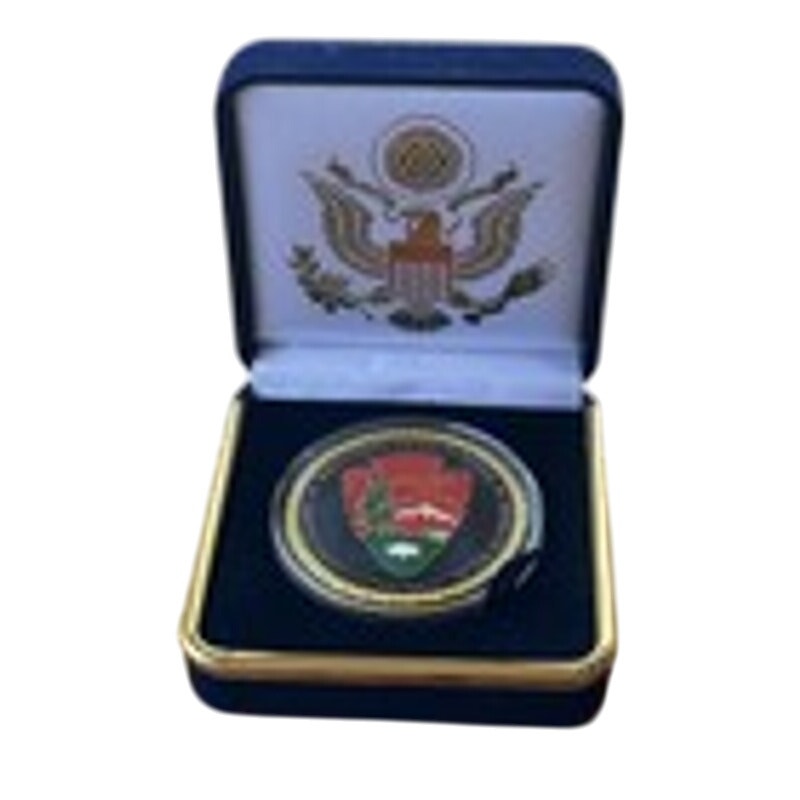 Department of Energy (DOE) Challenge Coin With Blue Velvet Case. Fast Shipping!