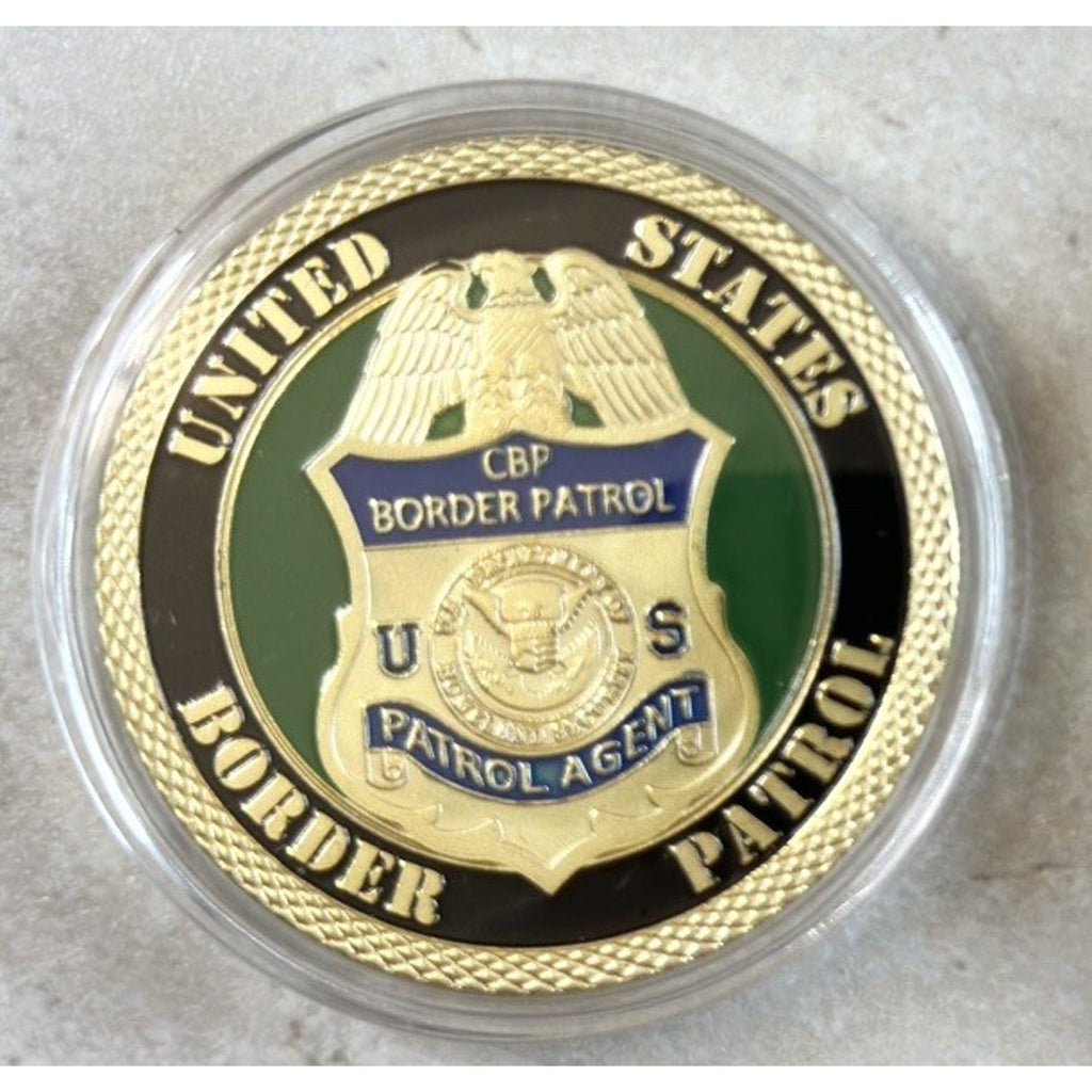 BORDER PATROL AGENT Challenge Coin with case.