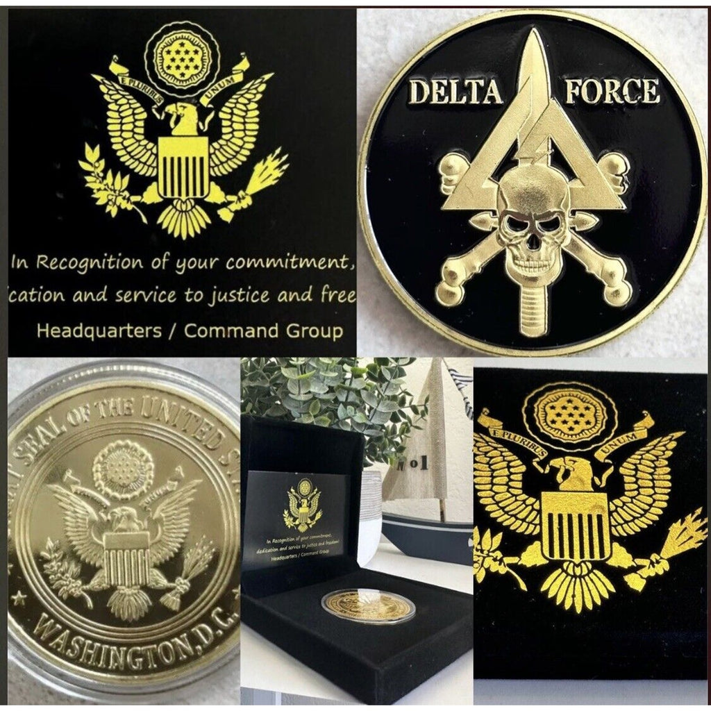 U S ARMY DELTA FORCE Challenge Coin USA amy