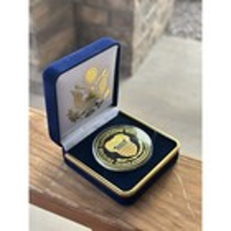 Department of Energy (DOE) Challenge Coin With Blue Velvet Case. Fast Shipping!