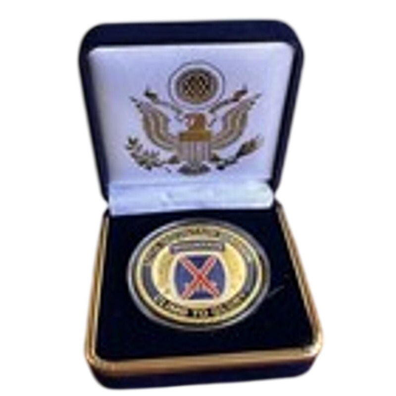 Department of Energy (DOE) Challenge Coin With Blue Velvet Case. Fast Shipping!
