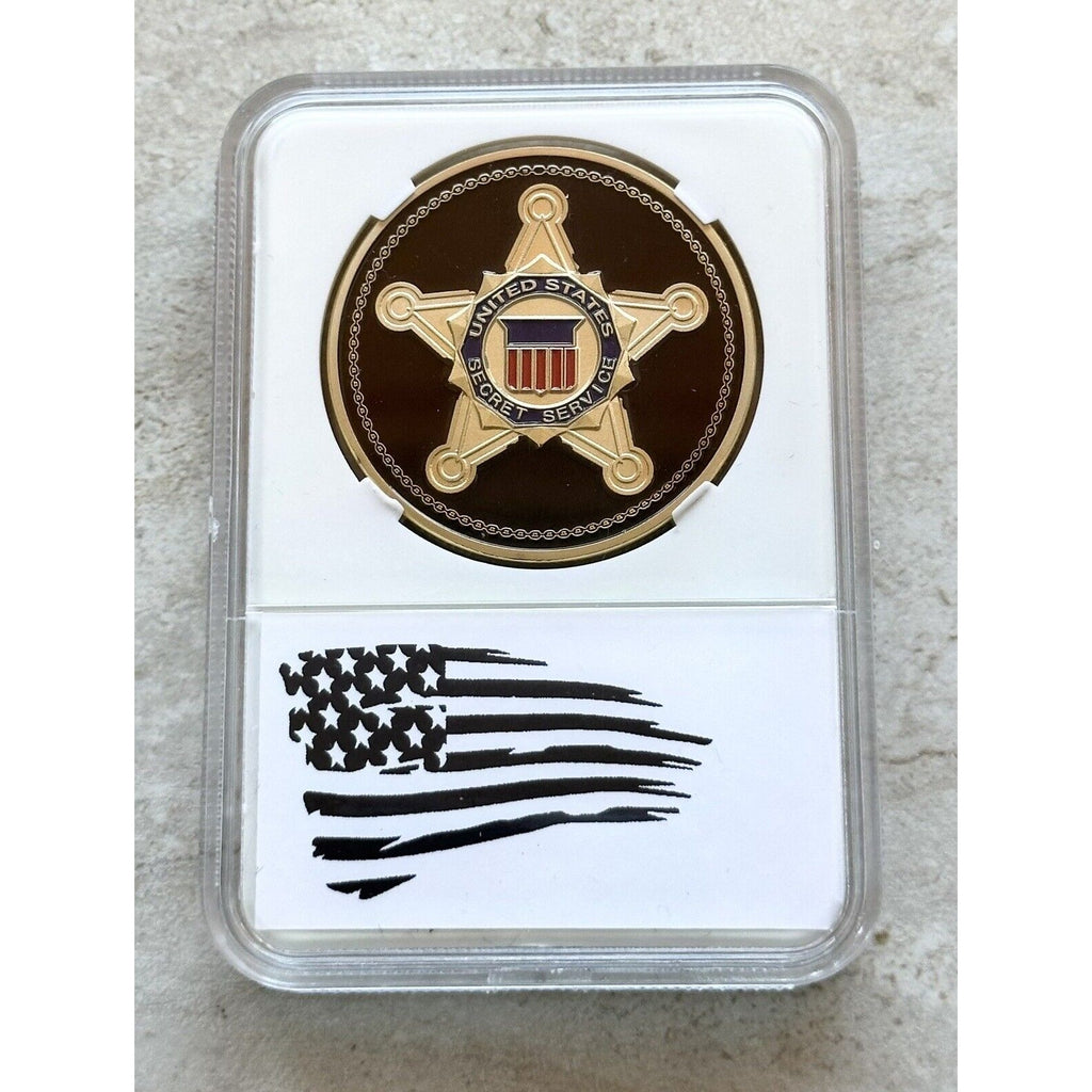 United States Secret Service Coin USSS Seal Of The US President Trump Coin
