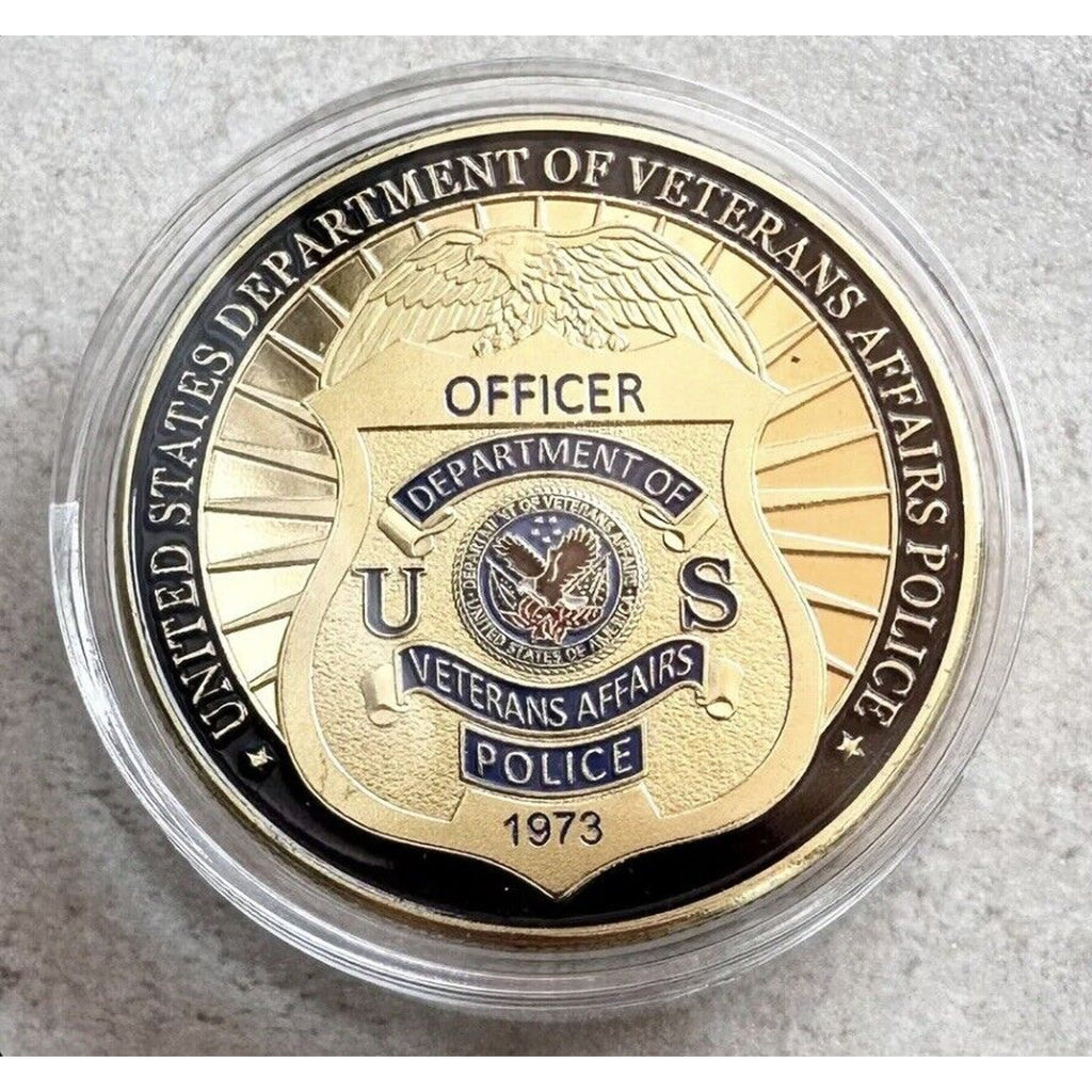 VA U S Dept of Veterans Affairs Police Challenge Coin. New! Fast Shipping USA
