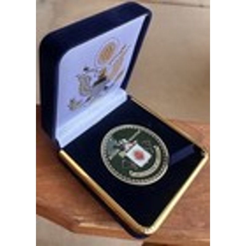 Department of Energy (DOE) Challenge Coin With Blue Velvet Case. Fast Shipping!