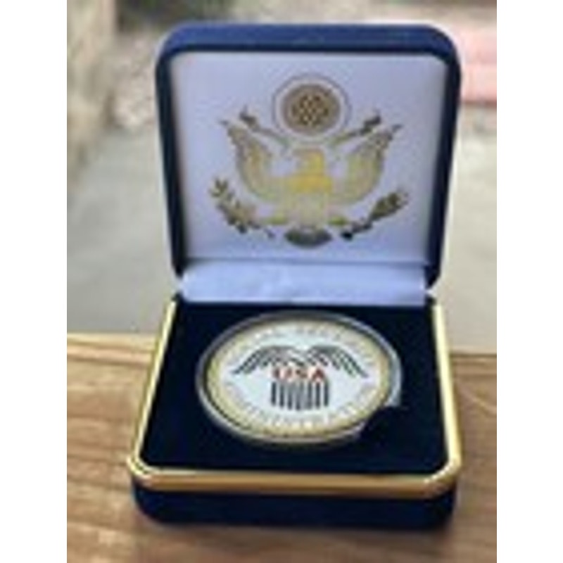 Department of Energy (DOE) Challenge Coin With Blue Velvet Case. Fast Shipping!