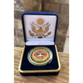 Department of Energy (DOE) Challenge Coin With Blue Velvet Case. Fast Shipping!