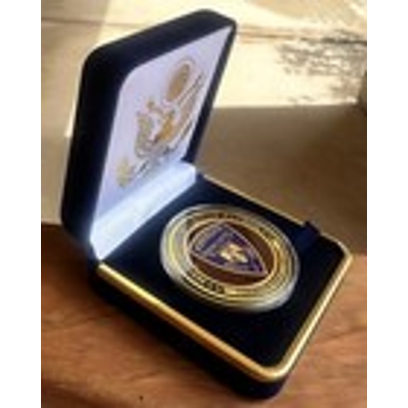 Department of Energy (DOE) Challenge Coin With Blue Velvet Case. Fast Shipping!