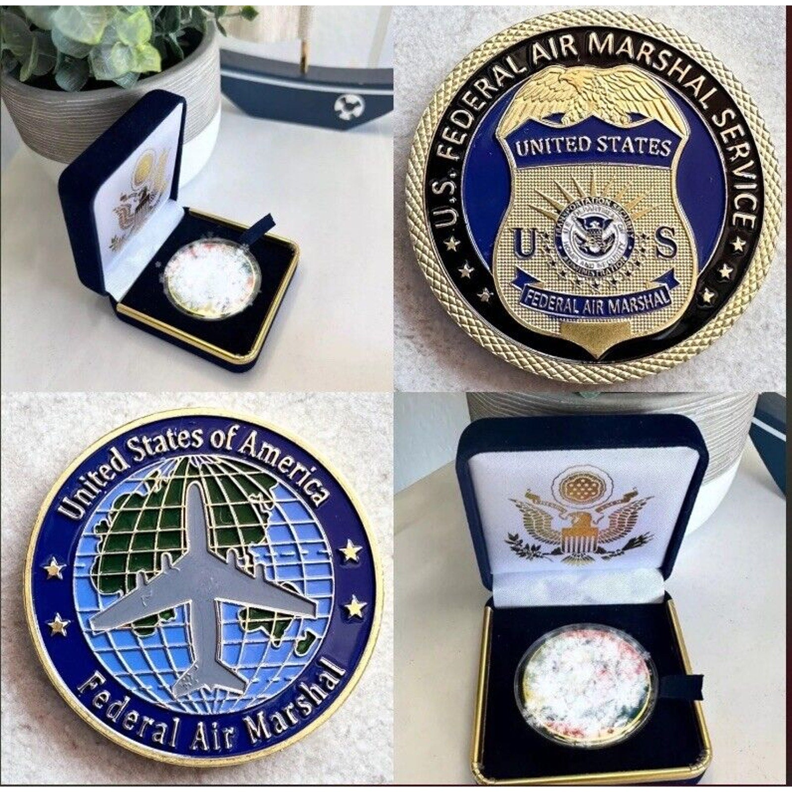 U S Airlines Protection Federal Air Marshal Program Presidential Gift Box