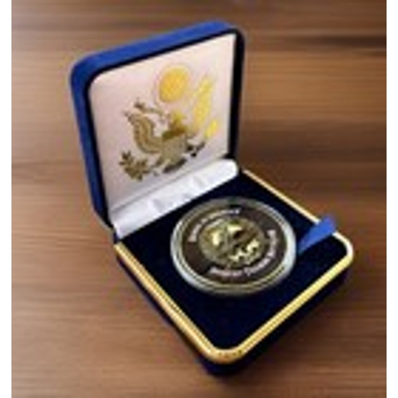 Department of Energy (DOE) Challenge Coin With Blue Velvet Case. Fast Shipping!