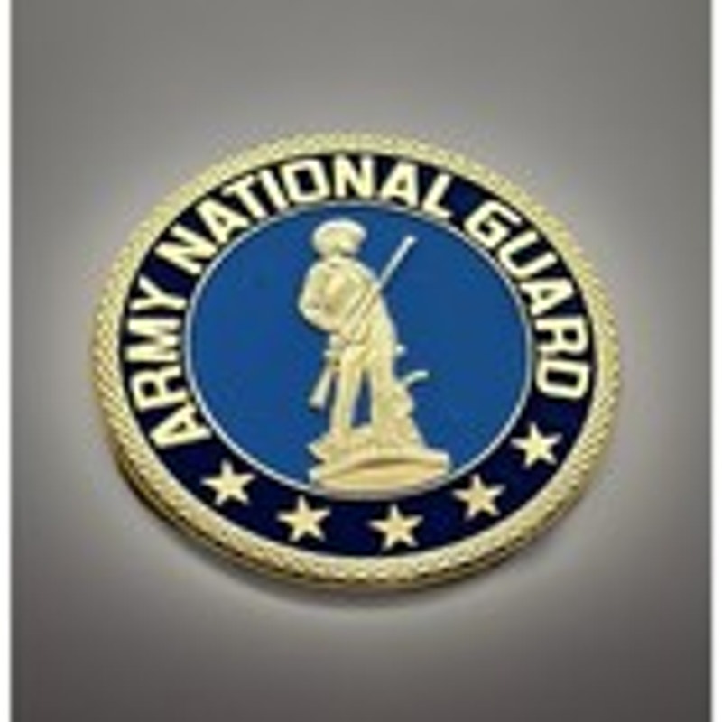 NATIONAL GUARD US Army *Always There Always Ready Challenge Coin Keychain
