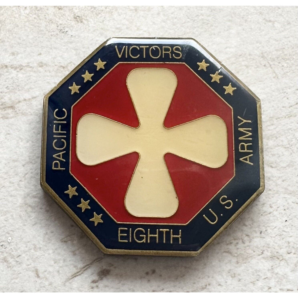 WWII Pacific Theater Korean War 1950-53 Eighth US Army Challenge Coin Token