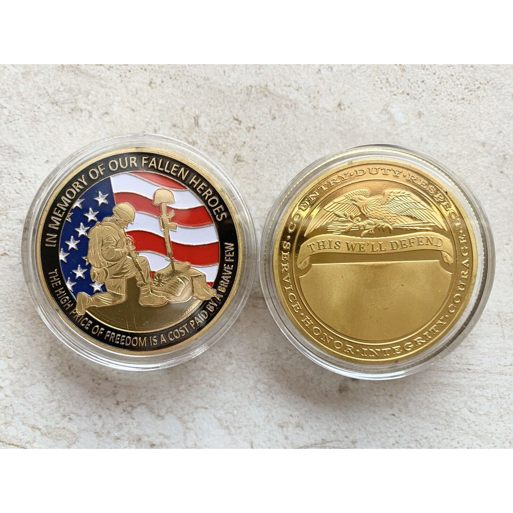 US Army In Memory of Our Fallen Heroes Challenge Coin USA army
