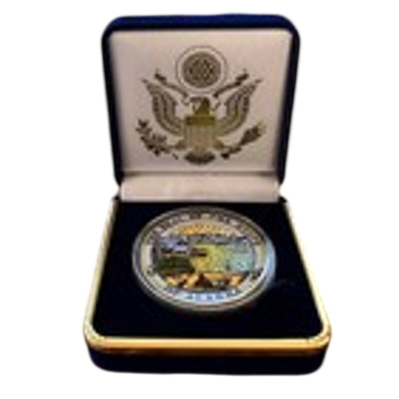 Department of Energy (DOE) Challenge Coin With Blue Velvet Case. Fast Shipping!