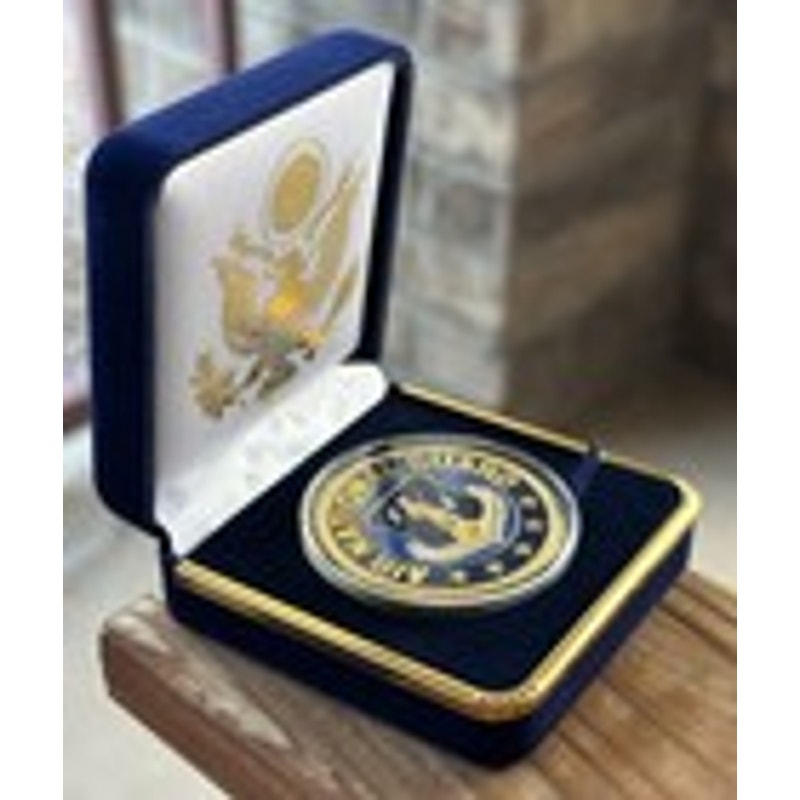 Department of Energy (DOE) Challenge Coin With Blue Velvet Case. Fast Shipping!