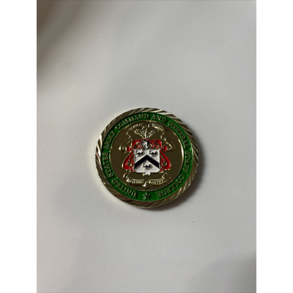 Military US army Challenge Coin Command And General Staff College