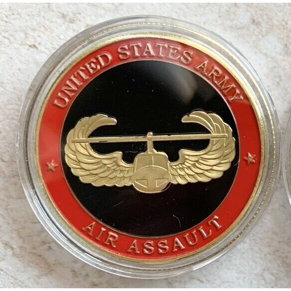 US ARMY AIR ASSAULT US Army Challenge Coin with special velvet presentation box
