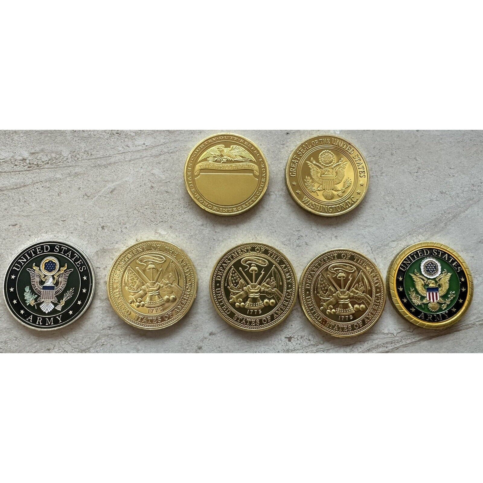 LOT Of US Army Combat Service Branch Infantry Aviation Armor Engineers DoD