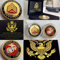 USMC U.S. Marine Corps 29 Palms CA Sergeant Challenge Coin.