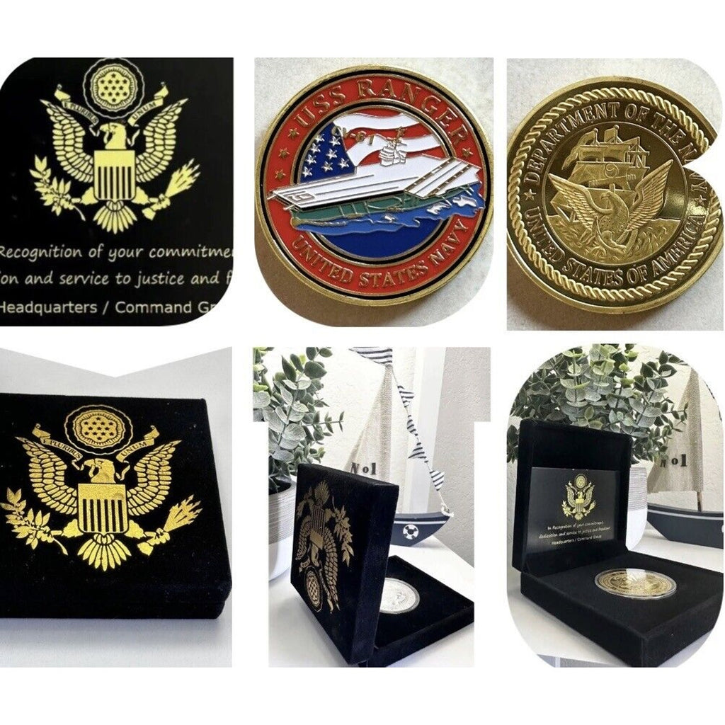 US NAVY - USS RANGER CV-61 Challenge Coin USN
