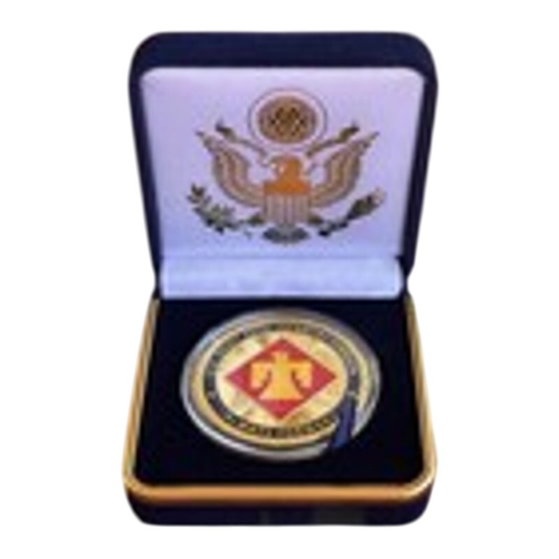 Department of Energy (DOE) Challenge Coin With Blue Velvet Case. Fast Shipping!