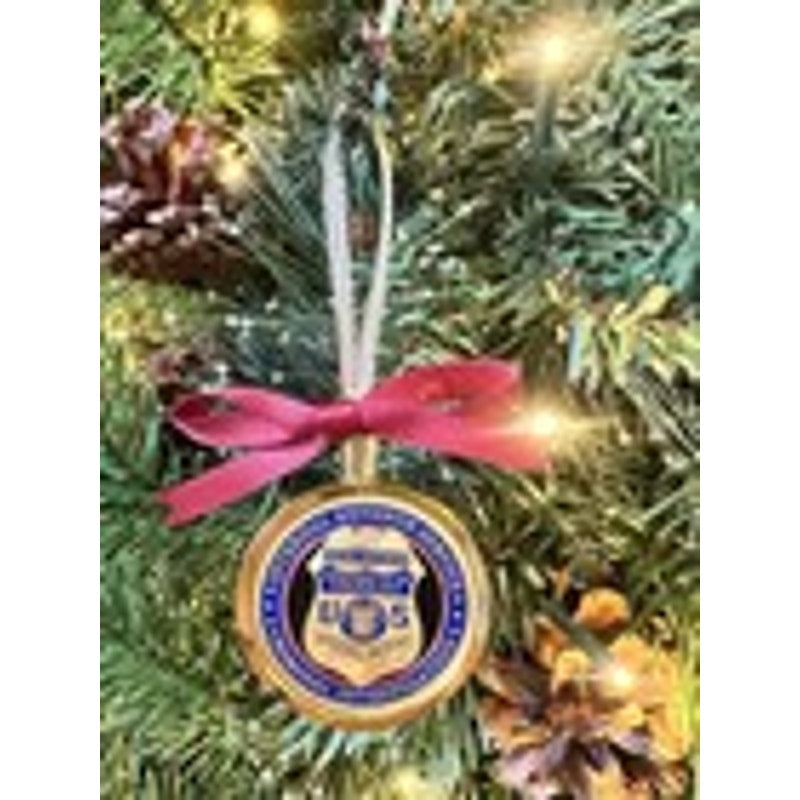 INTERNAL REVENUE SERVICE IRS U S Government Challenge Coin Christmas Ornament