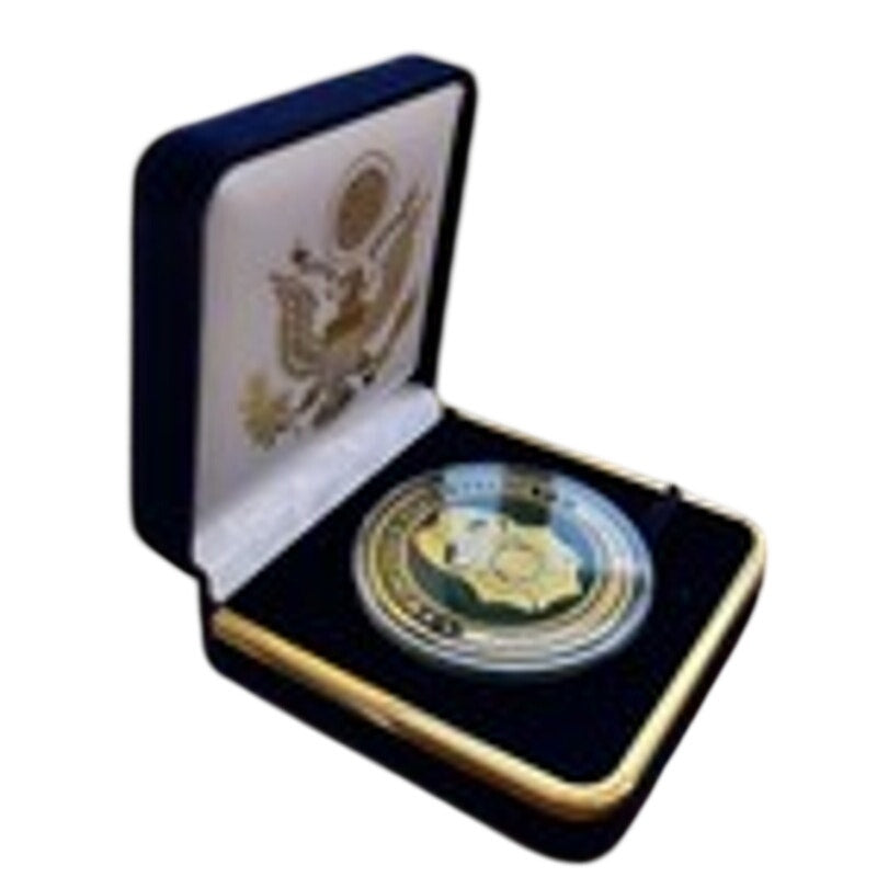 Department of Energy (DOE) Challenge Coin With Blue Velvet Case. Fast Shipping!