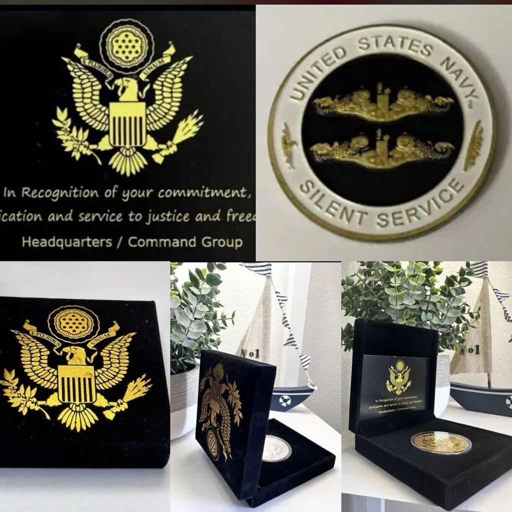 U S Navy USN Strategic Nuclear Submarine 6th Fleet Coin.USN