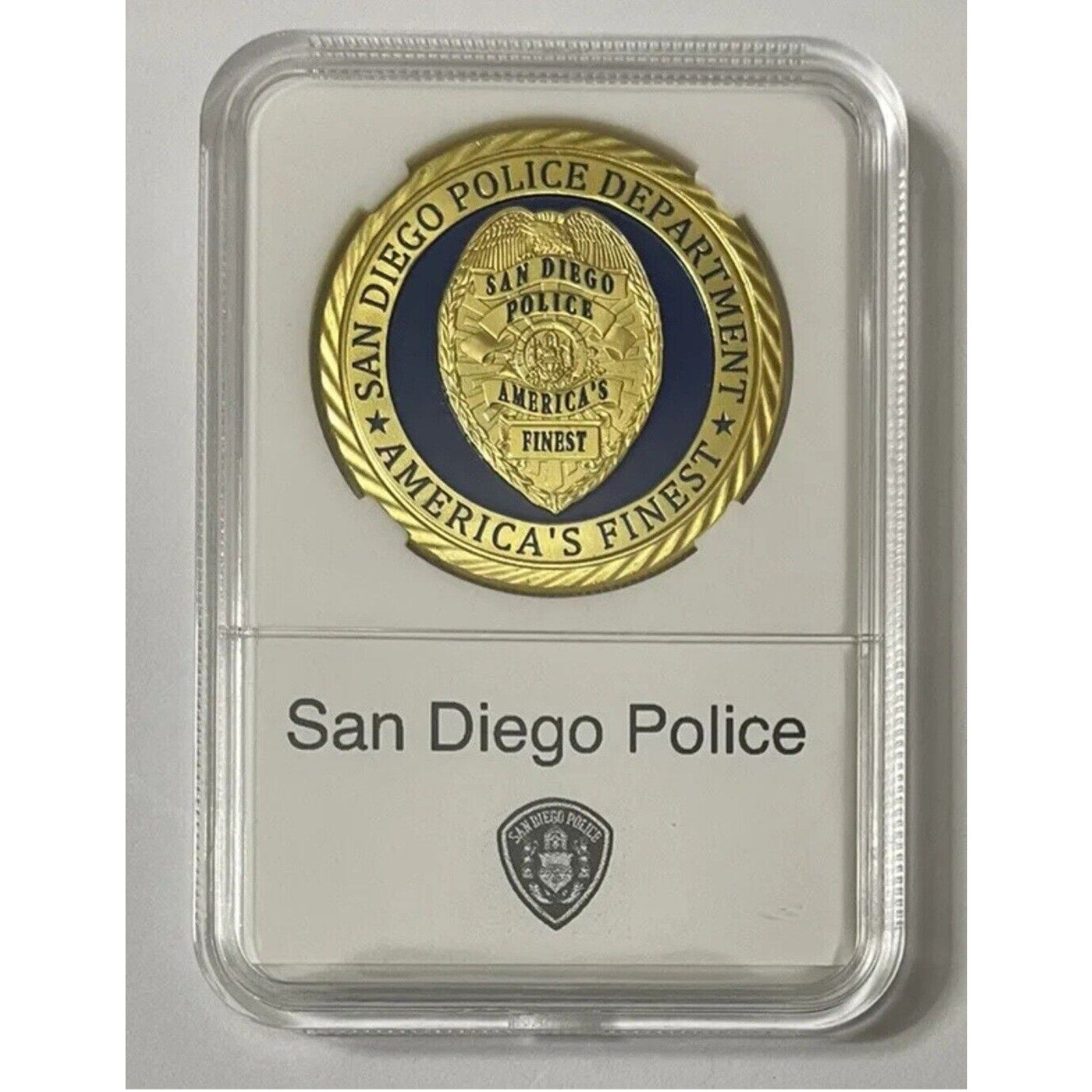 CITY OF San Diego Police Department America's Finest City Challenge Coin
