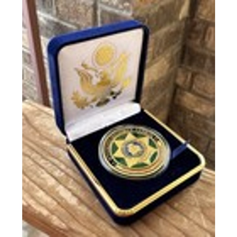Department of Energy (DOE) Challenge Coin With Blue Velvet Case. Fast Shipping!