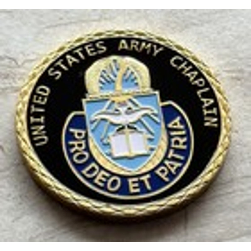 U S Army CHAPLAIN CORPS Religious Administration Challenge Coin Keychain