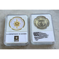 2PCS US Army Military MI Branch Counter Intelligence Special Agent Badge Coin