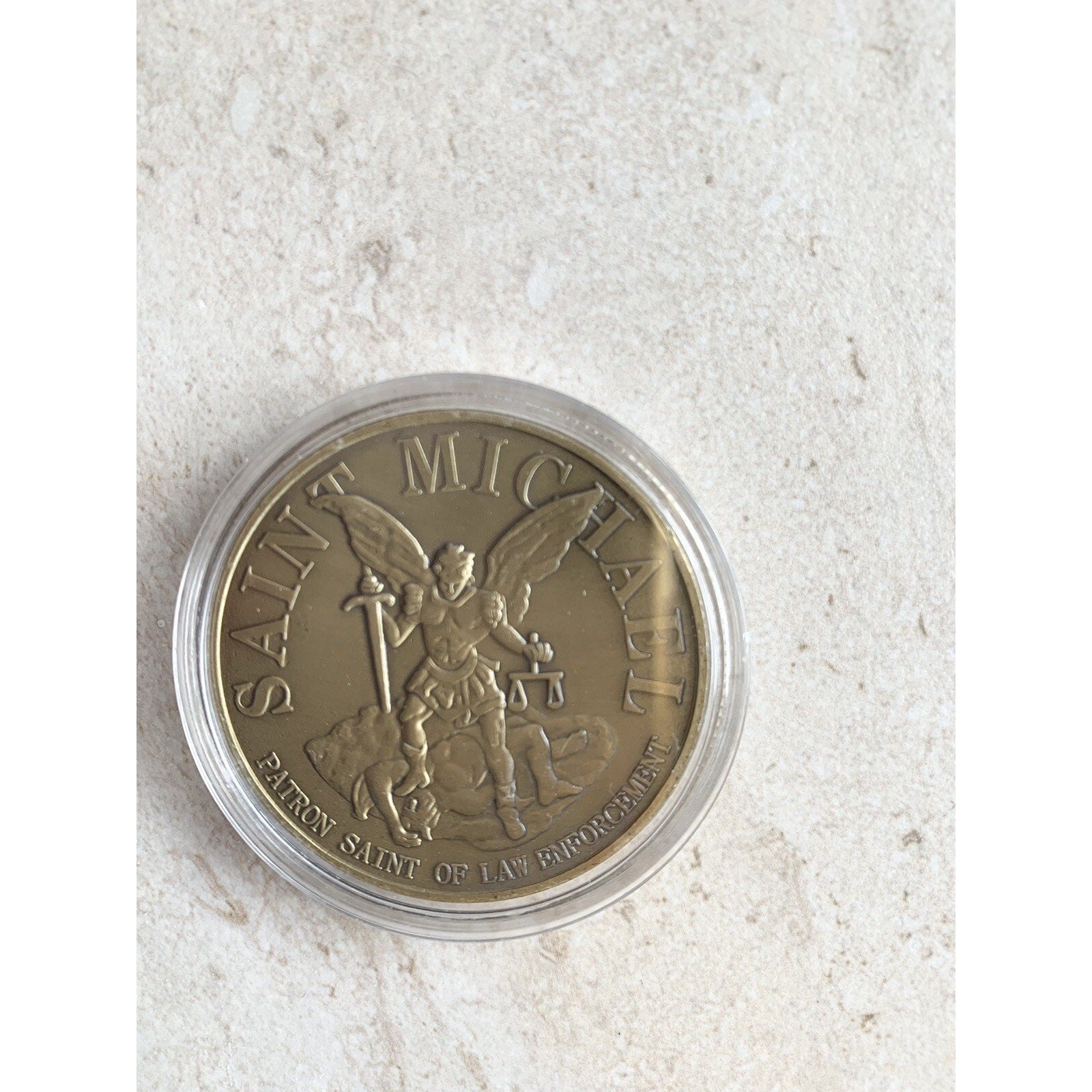 Seattle Washington POLICE DEPARTMENT Bronzed FINISH Challenge w/ Retirement Awar
