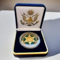 Department of Energy (DOE) Challenge Coin With Blue Velvet Case. Fast Shipping!
