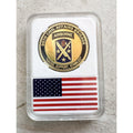 US ARMY SF Group 95th Civil Affairs Brigade Challenge Coin With Case