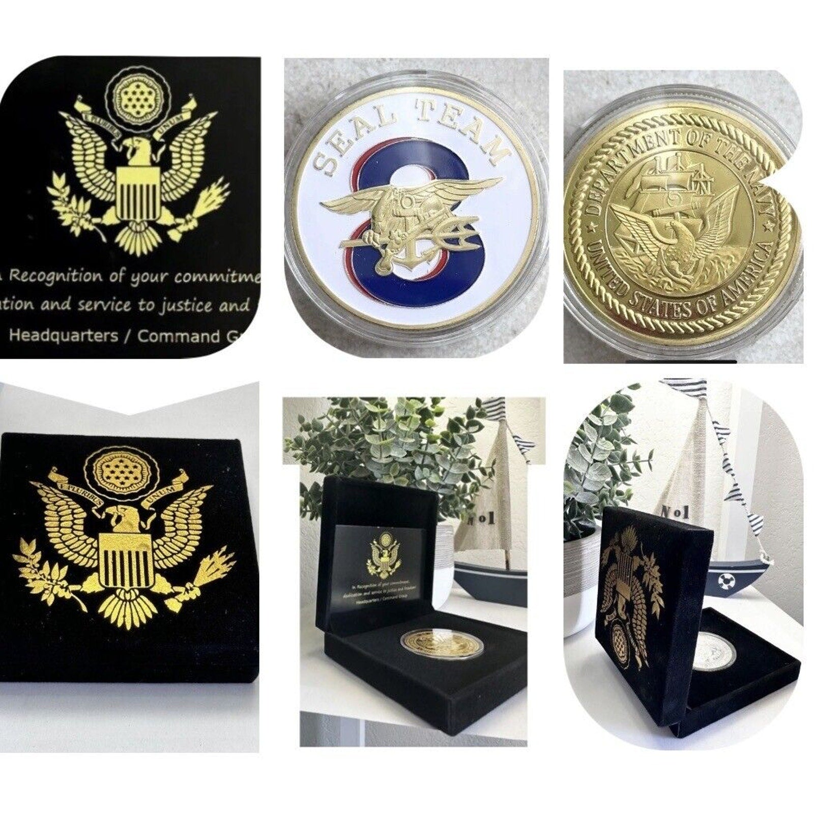 US Navy Seal Team 8 Challenge Coin USA