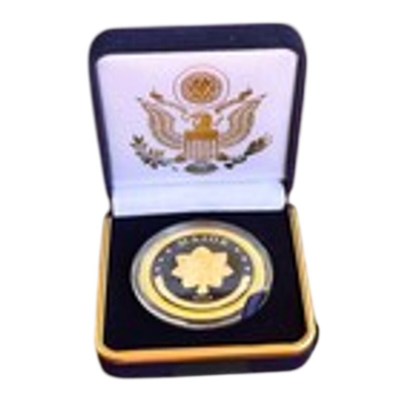 Department of Energy (DOE) Challenge Coin With Blue Velvet Case. Fast Shipping!