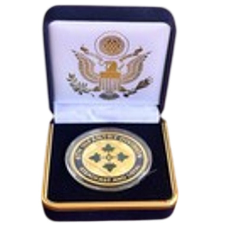 Department of Energy (DOE) Challenge Coin With Blue Velvet Case. Fast Shipping!