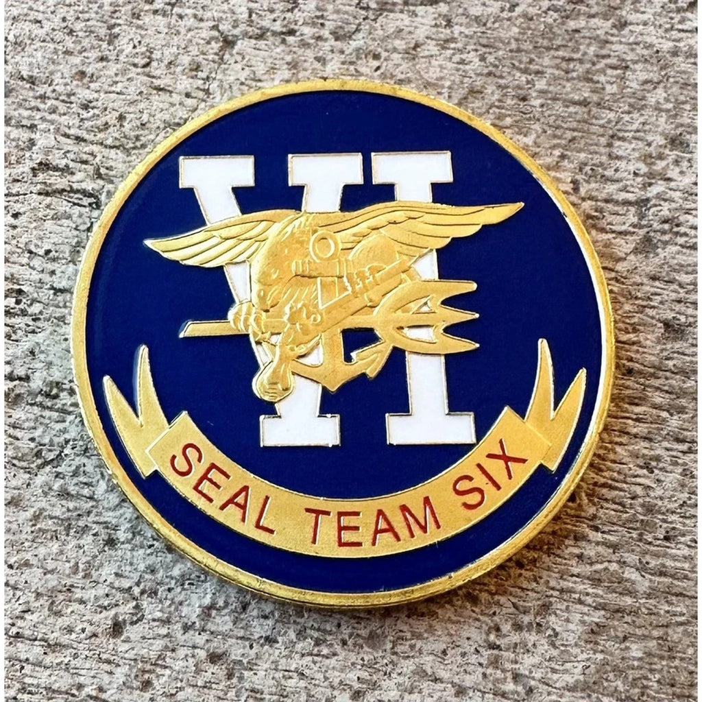 US NAVY SEAL TEAM SIX Challenge Coin ·FAST SHIPPING· ·NEW· w/ Retirement Award