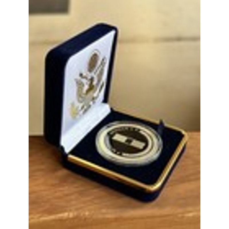 Department of Energy (DOE) Challenge Coin With Blue Velvet Case. Fast Shipping!