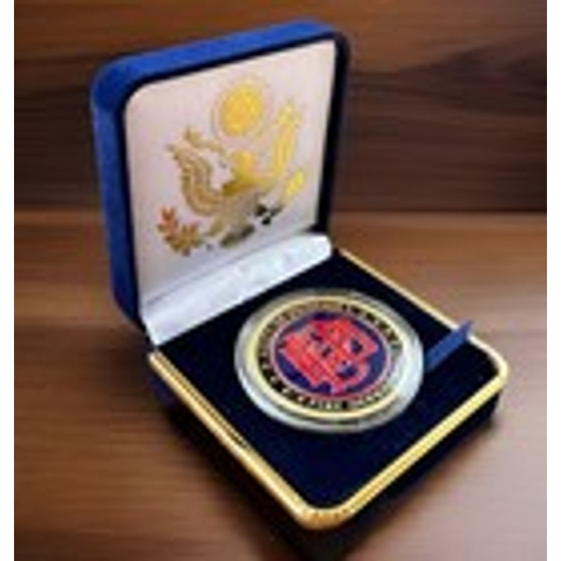 Department of Energy (DOE) Challenge Coin With Blue Velvet Case. Fast Shipping!