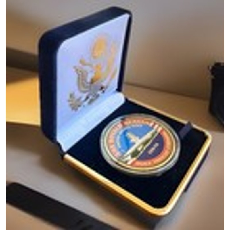 Department of Energy (DOE) Challenge Coin With Blue Velvet Case. Fast Shipping!
