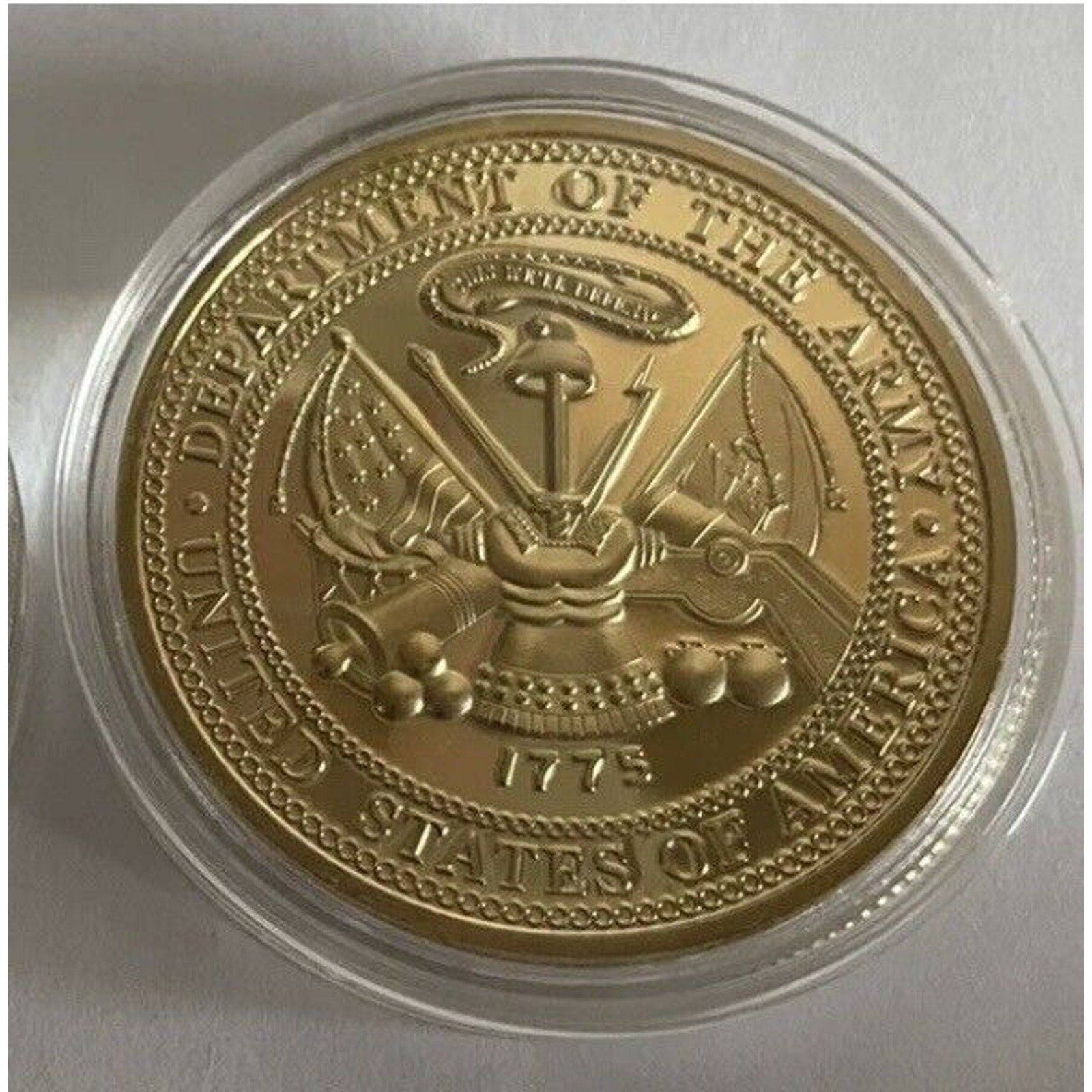 US ARMY SGG Sergeant Rank E-5 & 1st First Division Coin USA -ARMY