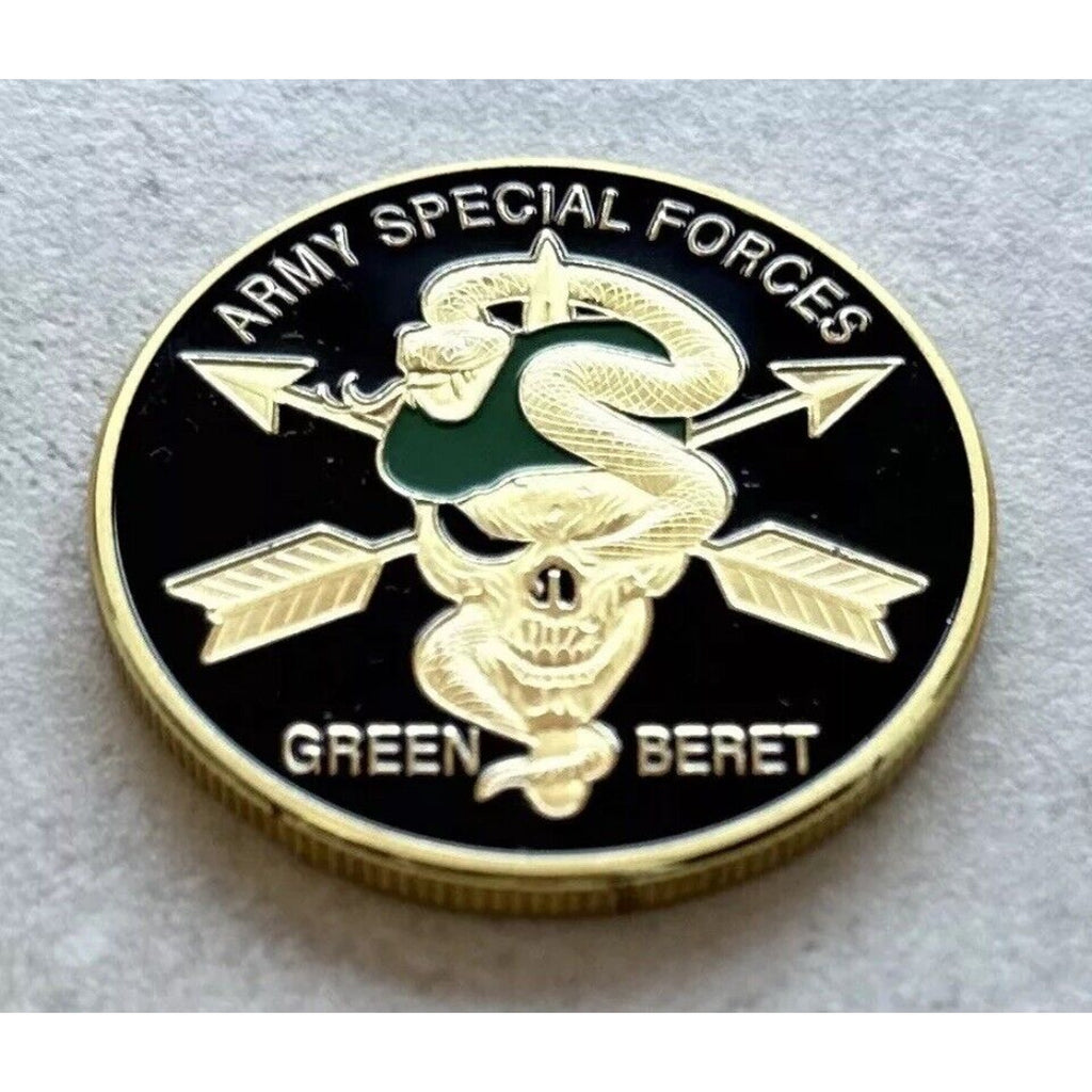 - United States 🇺🇸 Army Special Forces Challenge Coin Collector Set