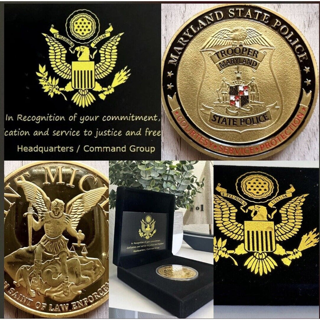 MARYLAND STATE POLICE Challenge Coinu USA