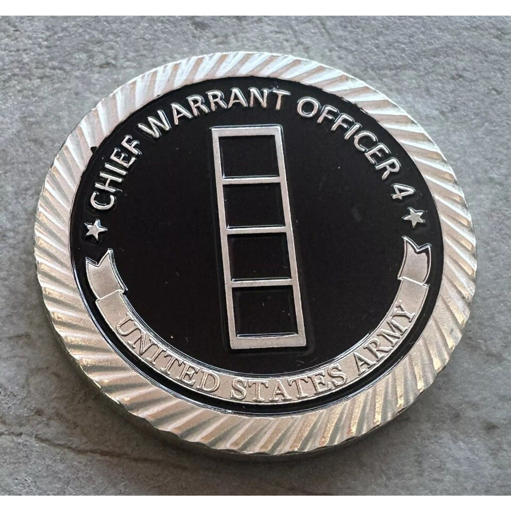 U.S. Army Aviation Warrant Officer 4 AH-64 Apache Aviator Set Of 2 Coins